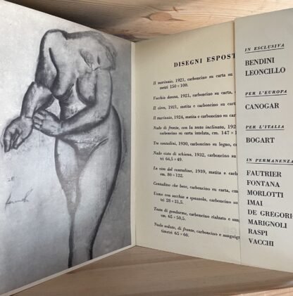 12 disegni di Permeke catalogo Roma l'attico 1960 - immagine 5