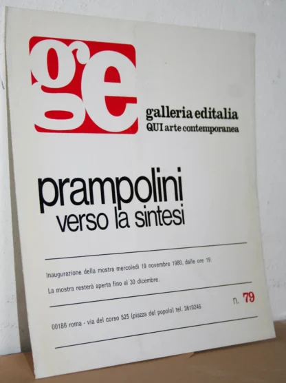 Galleria editalia inaugurazione prampolini verso la sintesi 1980
