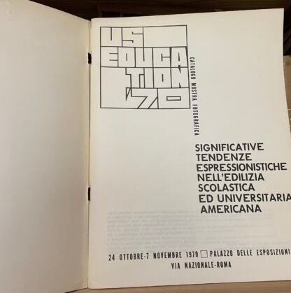 US education '70 catalogo mostra tendenze espressionistiche nell'edilizia scolastica e universitaria americana - immagine 4