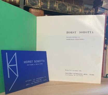 Horst Sobotta catalogo Galleria Astrolabio Arte 1974 - immagine 5