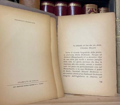 Emily Dickinson Poesie a cura di Marta Bini M. A. Denti (1949) - immagine 10