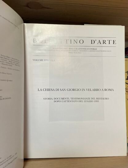 Bollettino d'Arte La chiesa di San Giorgio in Velabro Roma Volume  Speciale 2002 - immagine 3