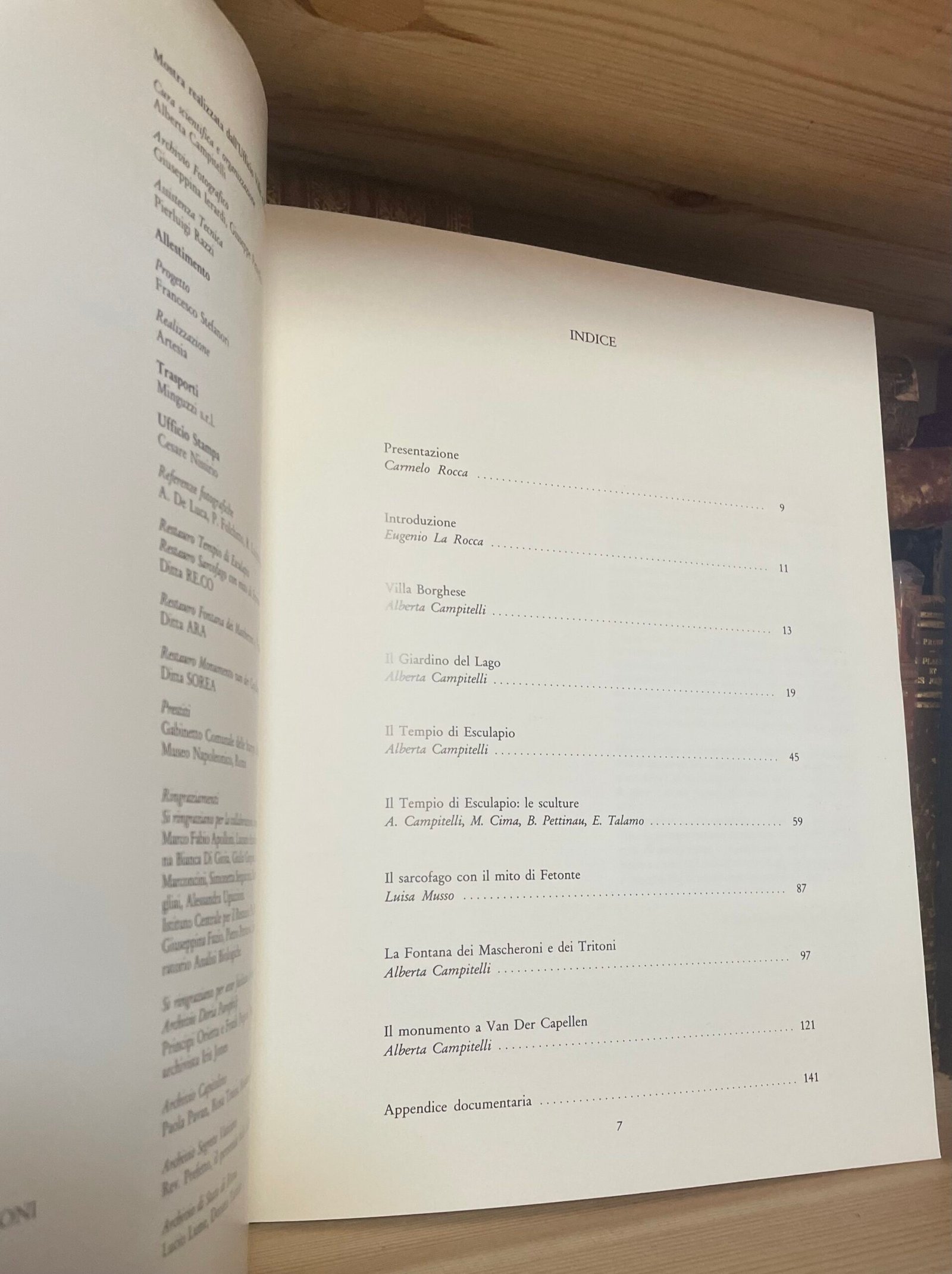 Il giardino del lago a Villa Borghese catalogo a cura di A. Campitelli 1993 - immagine 7