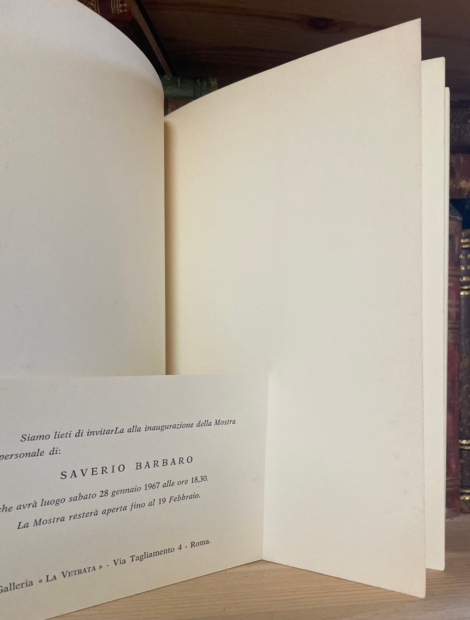 Pitture e disegni di Saverio Barbaro Roma La Vetrata 1967 - immagine 3
