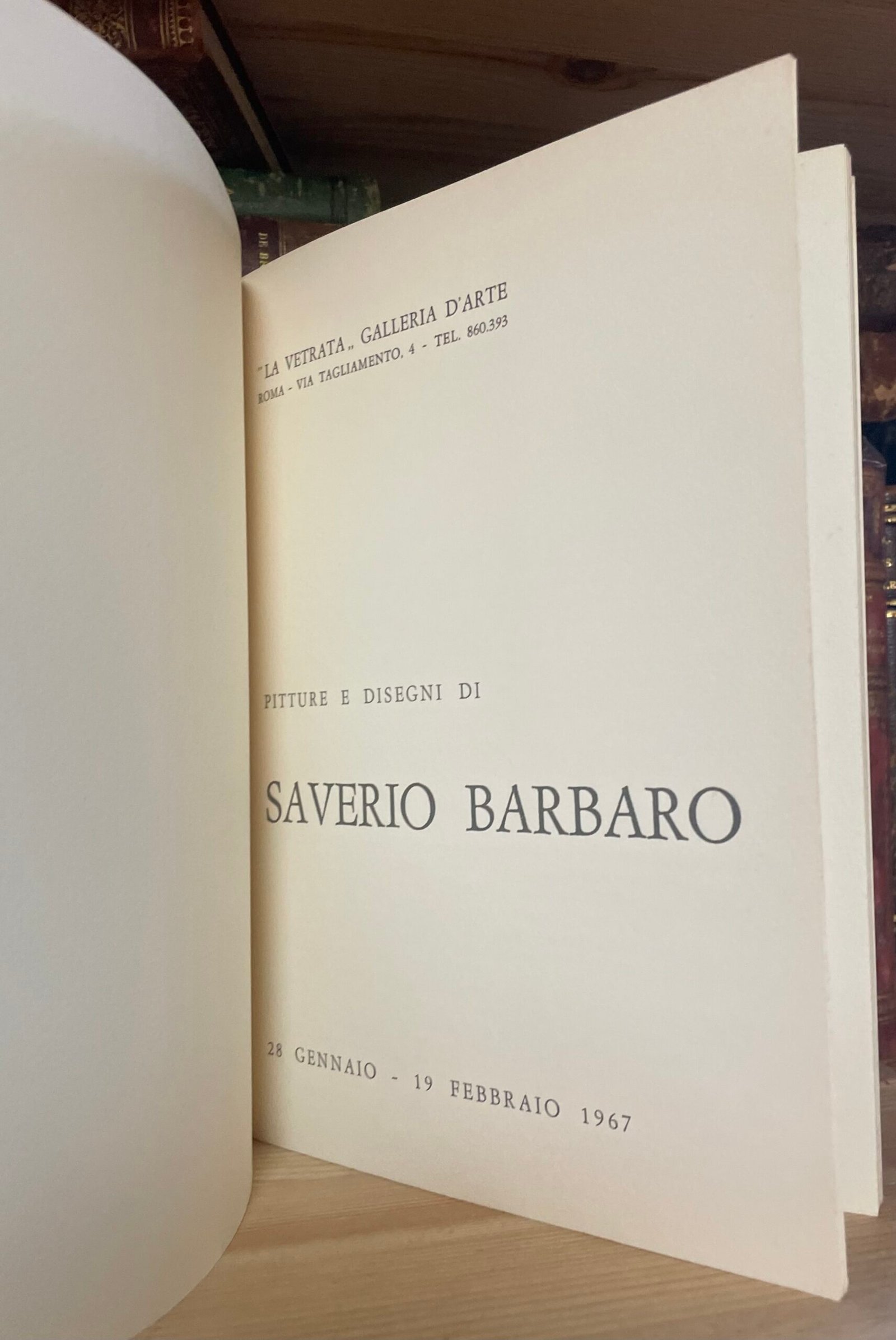 Pitture e disegni di Saverio Barbaro Roma La Vetrata 1967 - immagine 4
