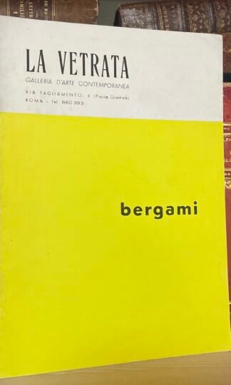 Bergami invito-catalogo mostra Roma Galleria La Vetrata 1967