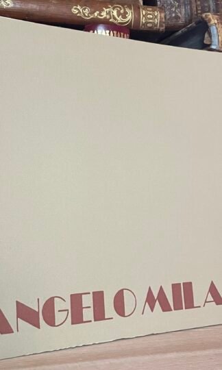 Angelo Milani catalogo Galleria La Vetrata Roma V.Fagone La Vetrata