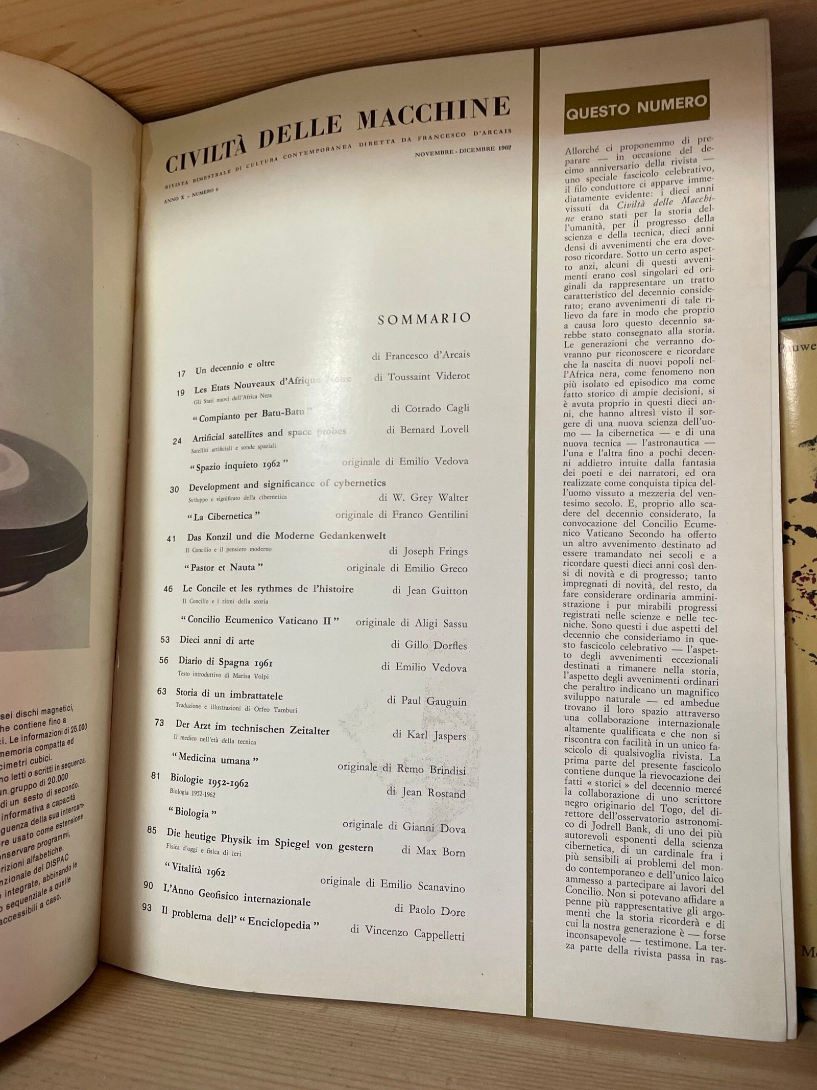 Civiltà delle macchine rivista bimestrale anno X n.6 novembre-dicembre 1962 - immagine 3