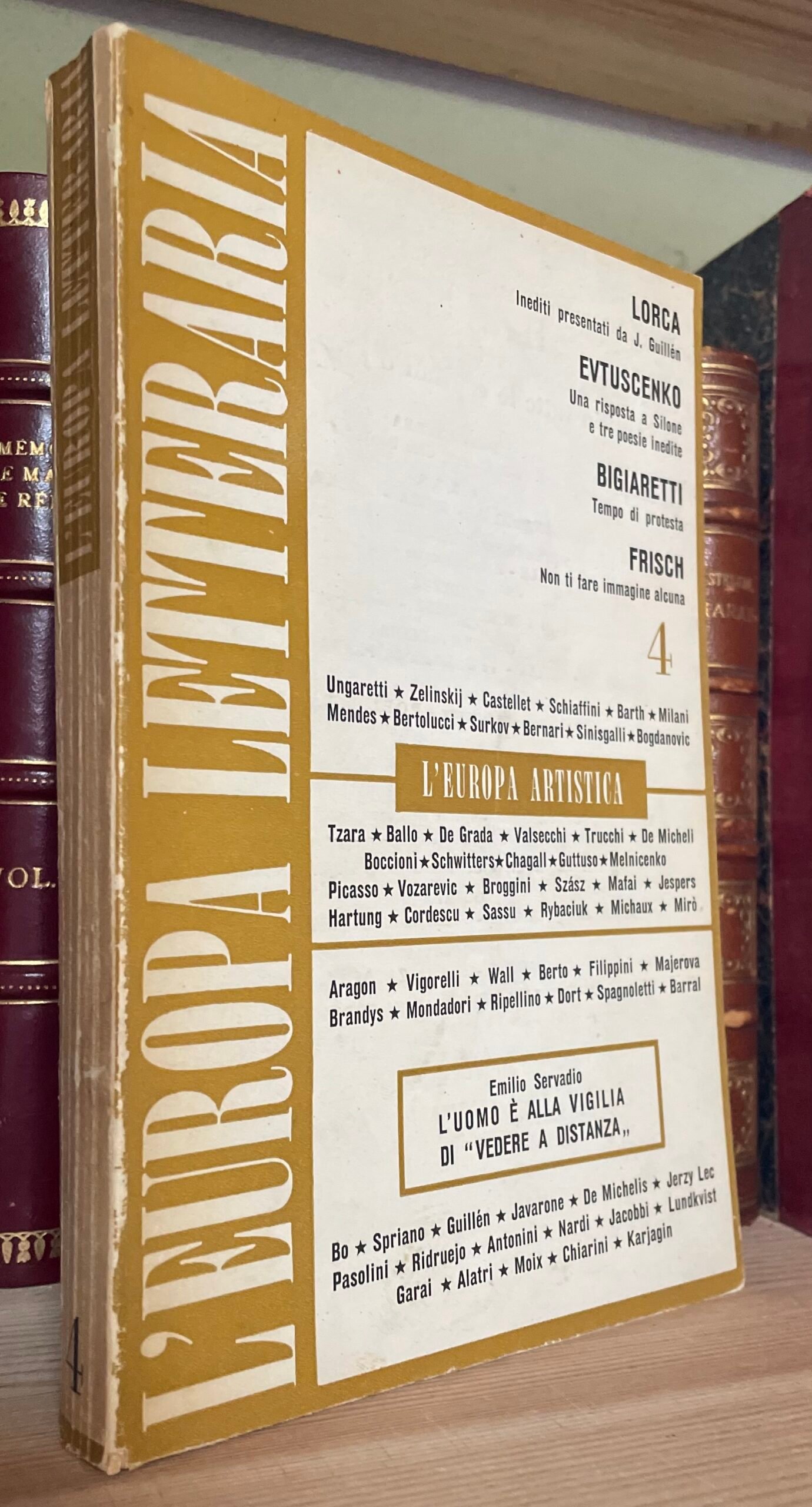 L'Europa letteraria - L'Europa artistica Anno I n.4 ottobre 1960