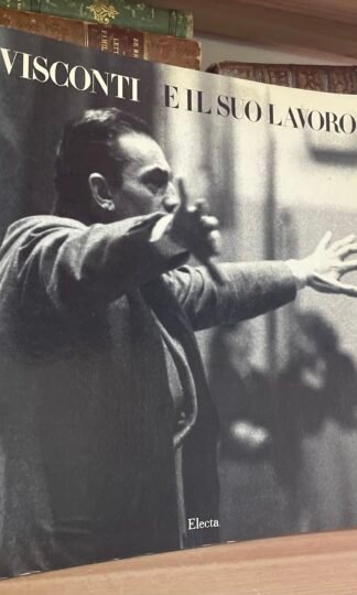 Visconti e il suo lavoro catalogo e depliant mostra Roma Palazzo delle Esposizioni 1983