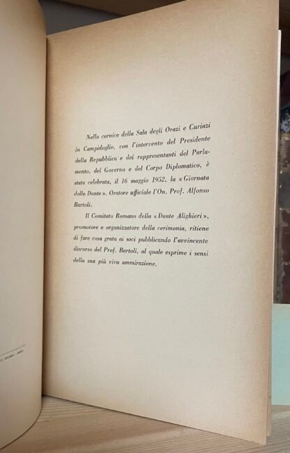 Alfonso Bartoli Aeternitati Italiae Giornata della Dante 1952 Roma 1953 - immagine 5