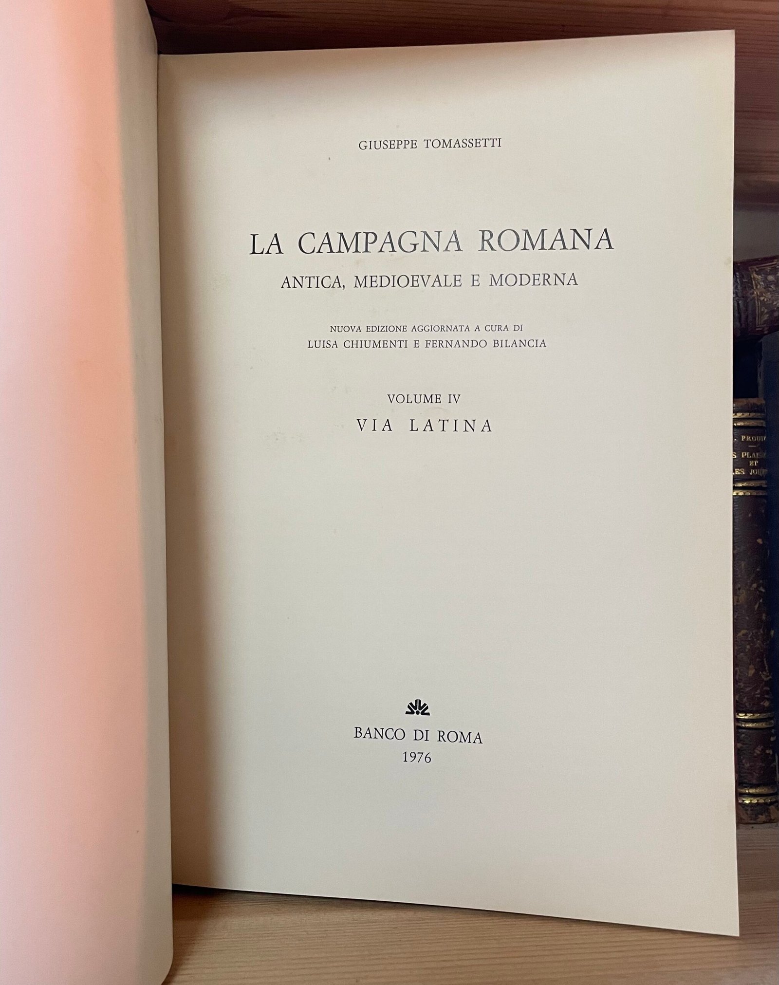 Tomassetti La campagna Romana Vol IV Via Latina 1976 - immagine 3
