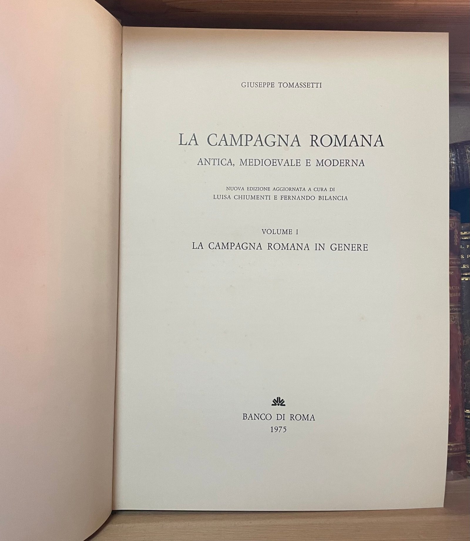 Tomassetti La campagna romana antica medioevale e moderna vol. I 1975 - immagine 5