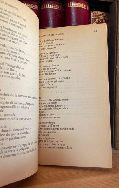 Yves Bonnefoy Nell'insidia della soglia Einaudi collezione poesia 1990 - immagine 4