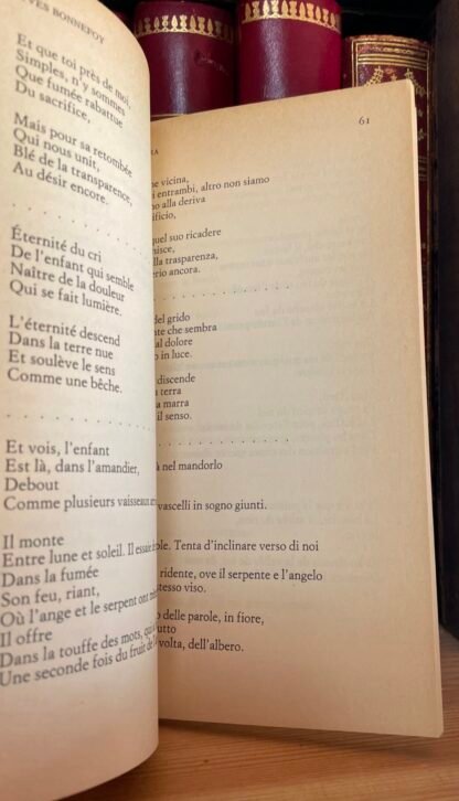 Yves Bonnefoy Nell'insidia della soglia Einaudi collezione poesia 1990 - immagine 5