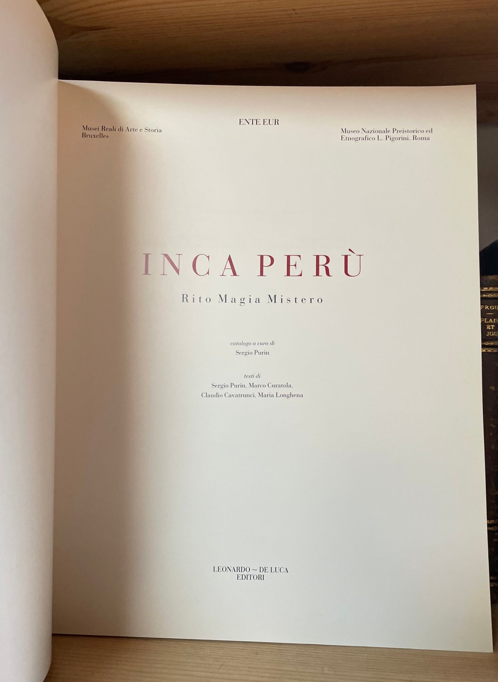 Purin Inca Perù Rito Magia Mistero catalogo mostra Roma EUR 1992 - immagine 3