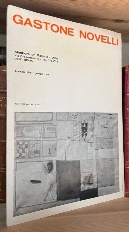 Gastone Novelli catalogo Roma Galleria Marlborough 1976/77 - immagine 2
