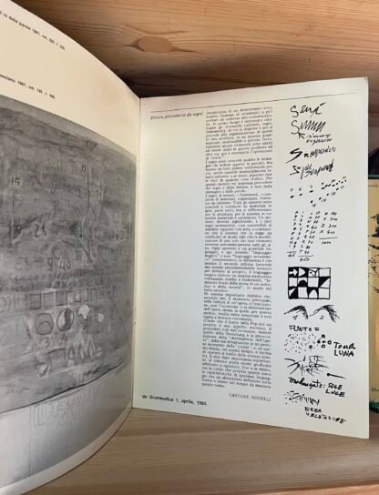 Gastone Novelli catalogo Roma Galleria Marlborough 1976/77 - immagine 3