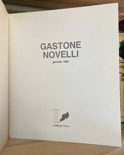 Gastone Novelli catalogo Roma L'Isola 1985 - immagine 3