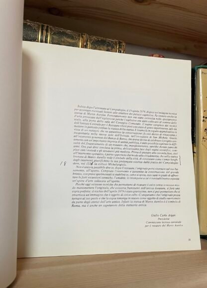 Marco Aurelio Mostra di cantiere le indagini in corso sul monumento 1984 - immagine 7