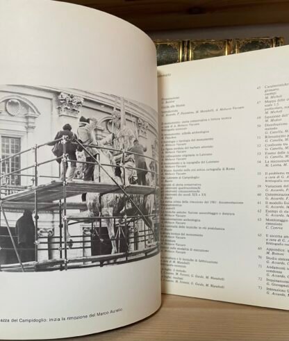 Marco Aurelio Mostra di cantiere le indagini in corso sul monumento 1984 - immagine 8