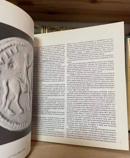 Marco Aurelio Mostra di cantiere le indagini in corso sul monumento 1984 - immagine 9