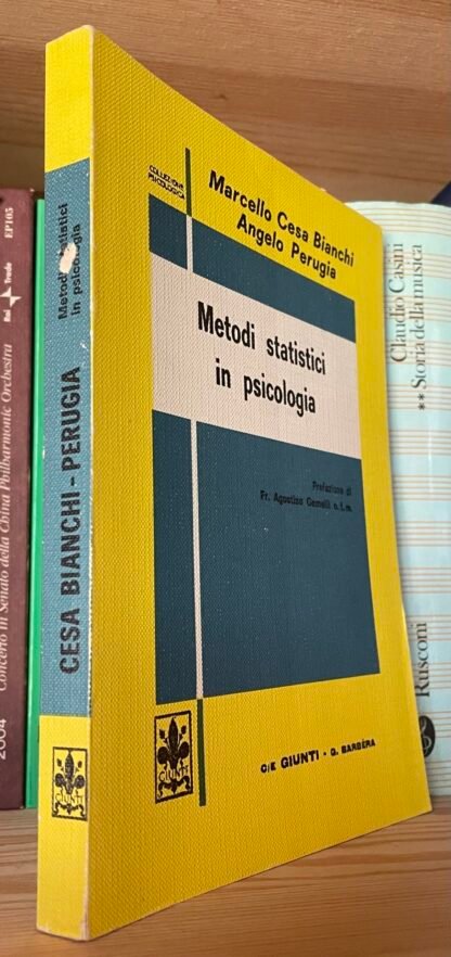 Marcello Cesa Bianchi Angelo Perugia Metodi statistici in psicologia Giunti 1972