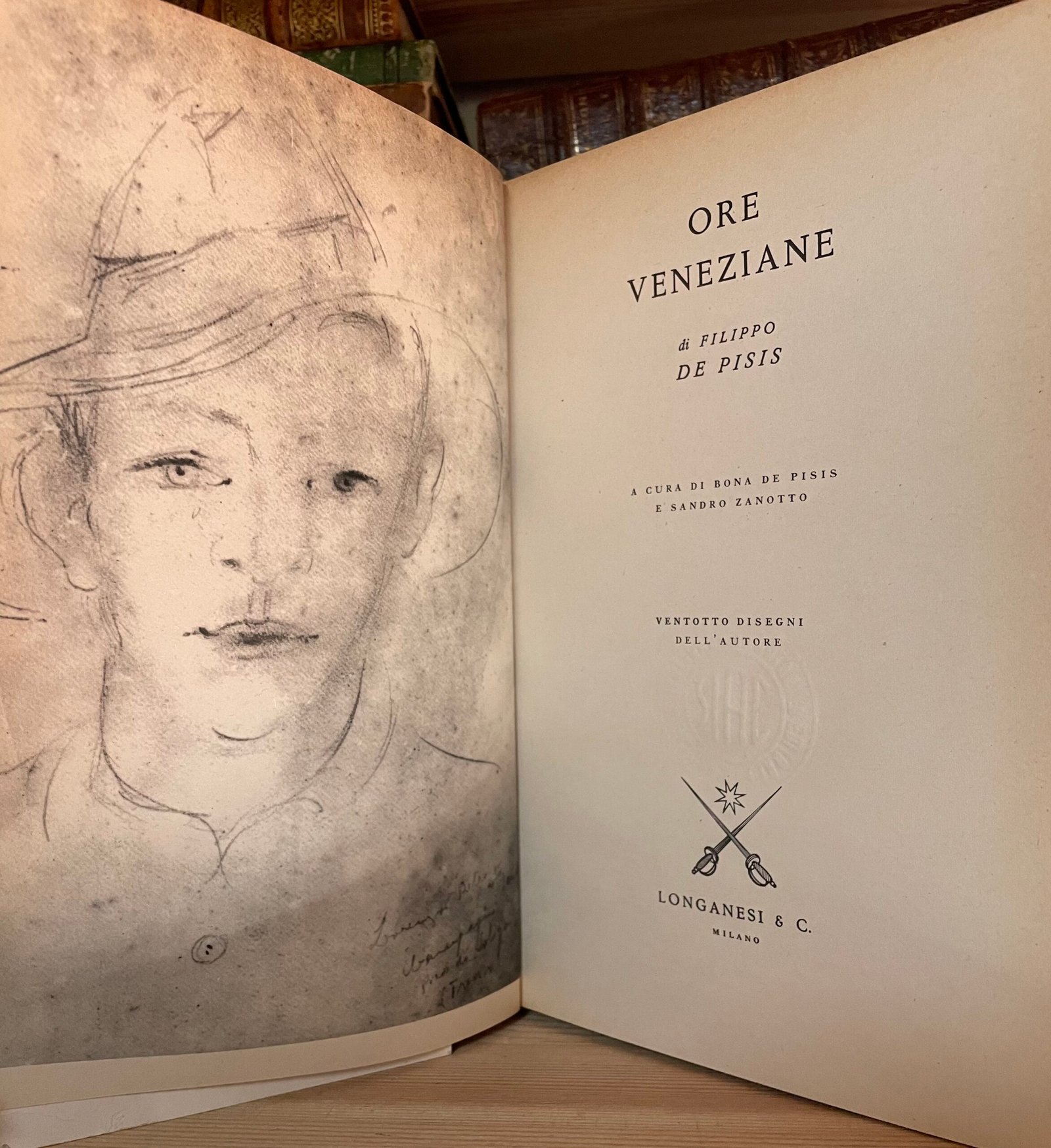 Filippo De Pisis Ore Veneziane a cura di Bona de Pisis Zanotto Longanesi 1974 - immagine 5