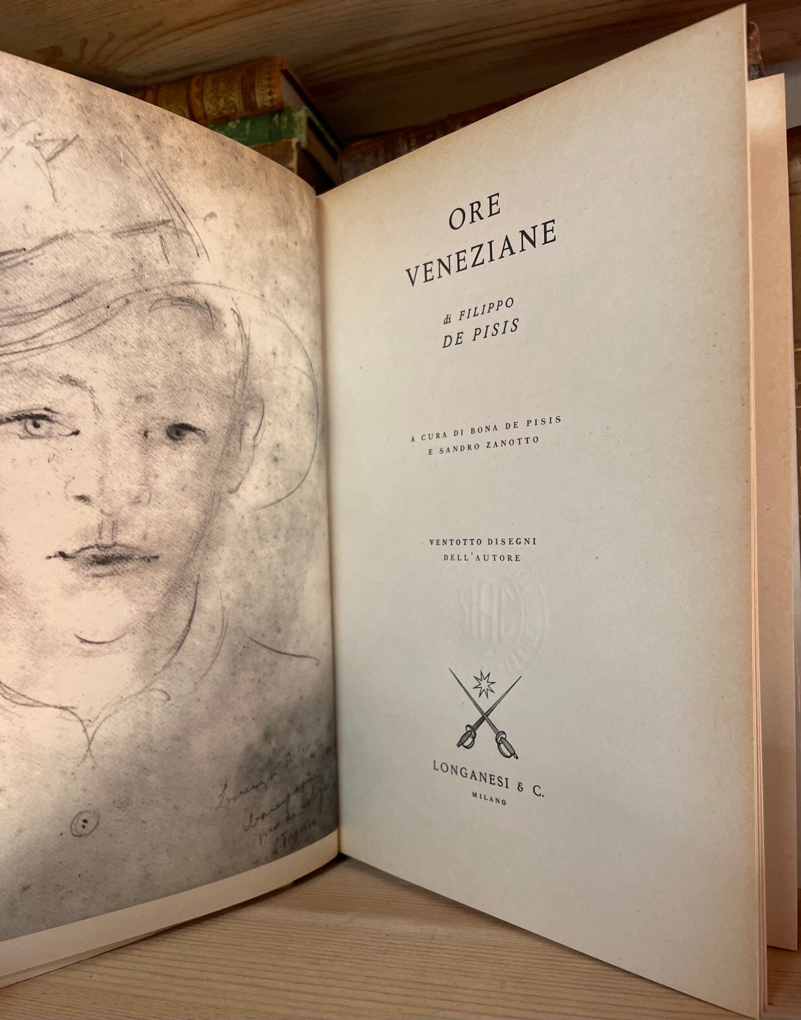 Filippo De Pisis Ore Veneziane a cura di Bona de Pisis Zanotto Longanesi 1974 - immagine 7
