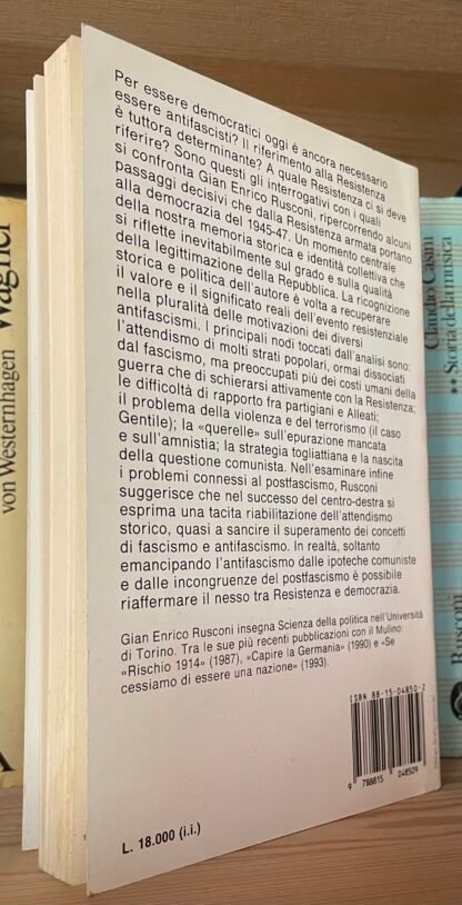 Gian Enrico Rusconi Resistenza e postfascismo Il Mulino 1995 - immagine 5