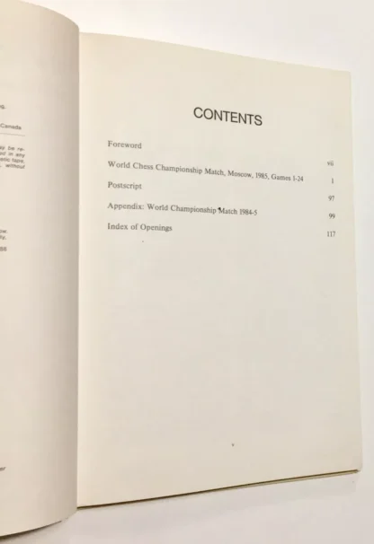 Kasparov New World Chess Champion all the championship games Pergamon press 1986 - immagine 5