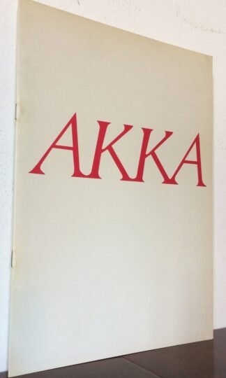 Galleria AKKA Losa catalogo febbraio 1992
