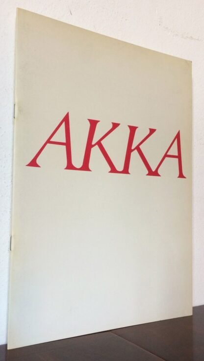 Galleria AKKA Losa catalogo febbraio 1992