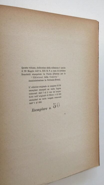 Romeo Giovannini Anacreontiche traduzioni Edizioni della Cometa 1941 - immagine 8