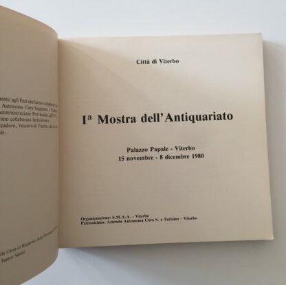 I mostra internazionale dell'antiquariato Palazzo Papale Viterbo 1980 catalogo - immagine 2