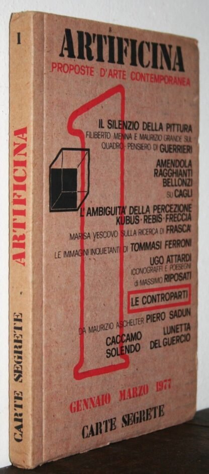 ARTIFICINA Proposte d'arte contemporanea 1 gennaio marzo 1977
