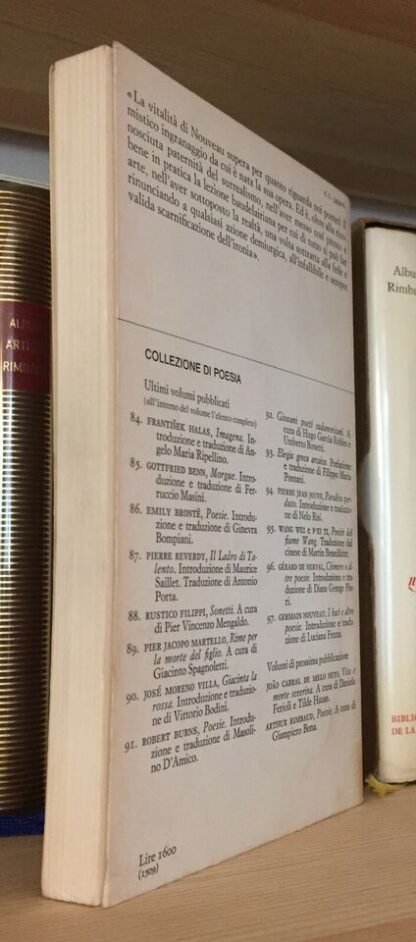 Germain Nouveau I baci e altre poesie  Einaudi collezione poesia dic 1972 I edizione - immagine 2