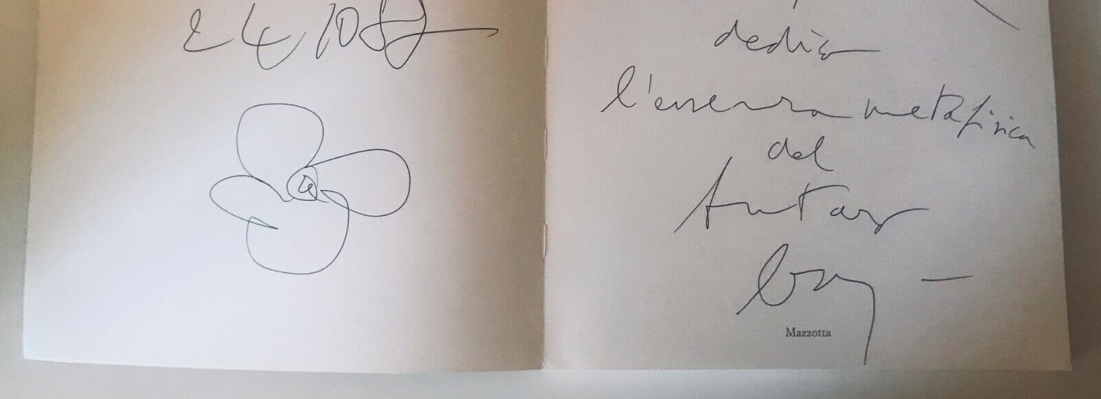 Baj la nostalgia del futuro catalogo mostra 1987 Mazzotta dedica aut. dell'A. - immagine 3