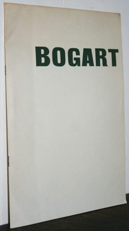 Bogart catalogo L'Attico Roma 1959 testo di M. Calvesi