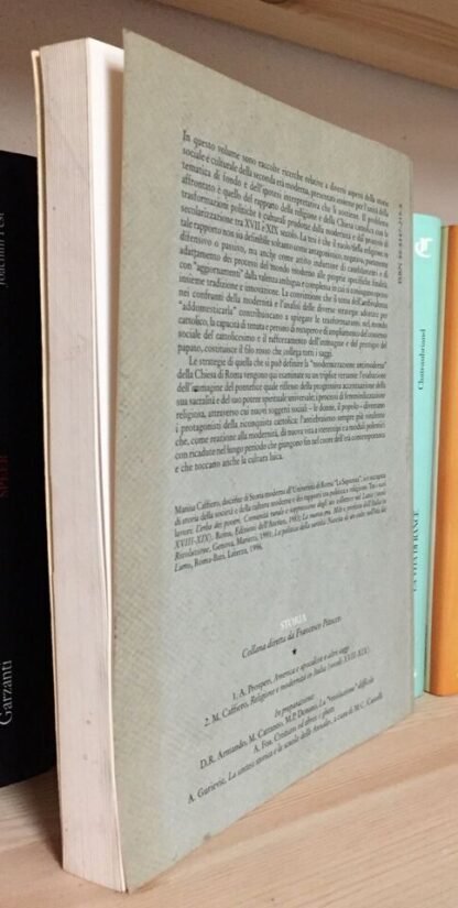 Caffiero Religione e modernità in Italia sec.XVII-XIX Poligrafici Int. 2000 - immagine 2