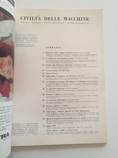 Civiltà delle macchine rivista bimestrale anno VII n.6 nov-dic 1959 - immagine 2