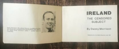 Danny Morrison Ireland the censored Subject Sinn Fein Publicity Department 1989 - immagine 6