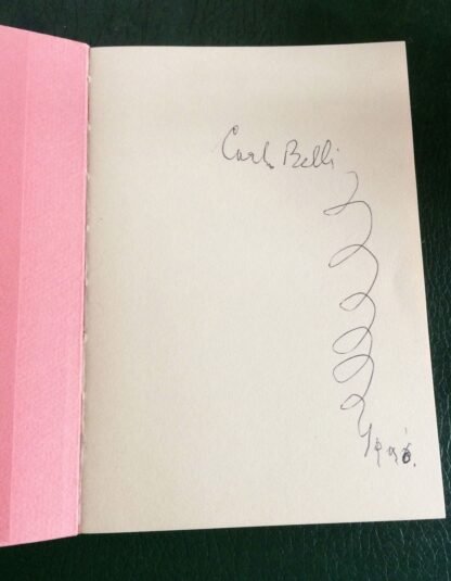 Carlo Belli Il Cipresso bianco Fantasia onirica Scheiwiller 1990 autog. dell'Autore - immagine 2