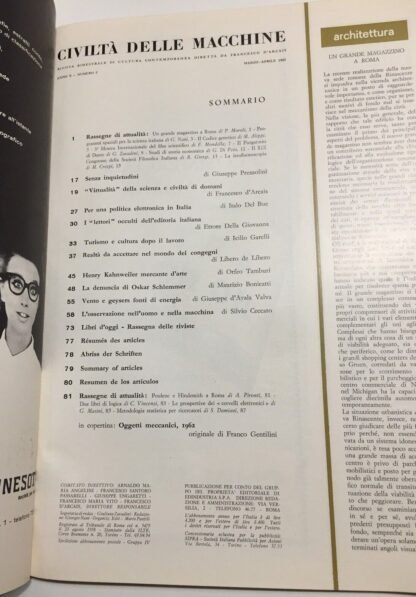 Civiltà delle macchine rivista bimestrale anno X n.2 marzo aprile 1962 - immagine 2