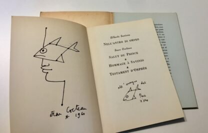 Savinio Cocteau Nell'antro di Orfeo Scheiwiller all'insegna del pesce d'oro 1961 - immagine 7
