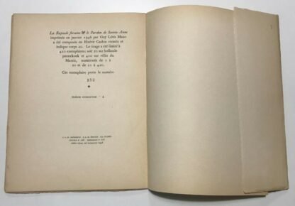 Tristan Corbière La Rapsode foraine et le Pardon de Sainte-Anne GLM 1946 - immagine 2