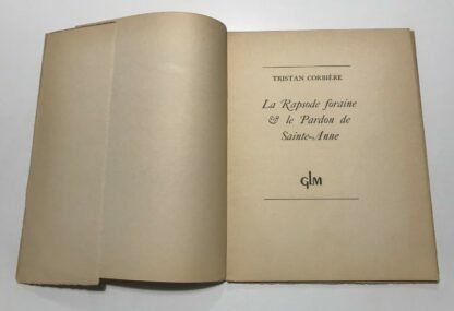 Tristan Corbière La Rapsode foraine et le Pardon de Sainte-Anne GLM 1946 - immagine 3