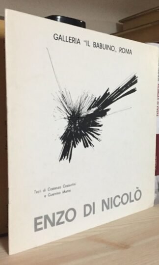 Enzo Di Nicolò catalogo Galleria il Babuino Roma 1980