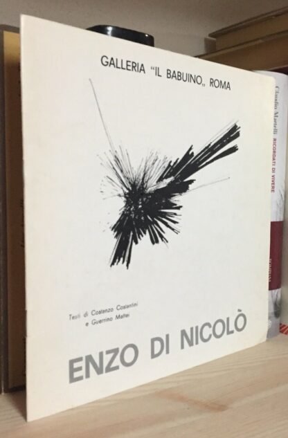 Enzo Di Nicolò catalogo Galleria il Babuino Roma 1980