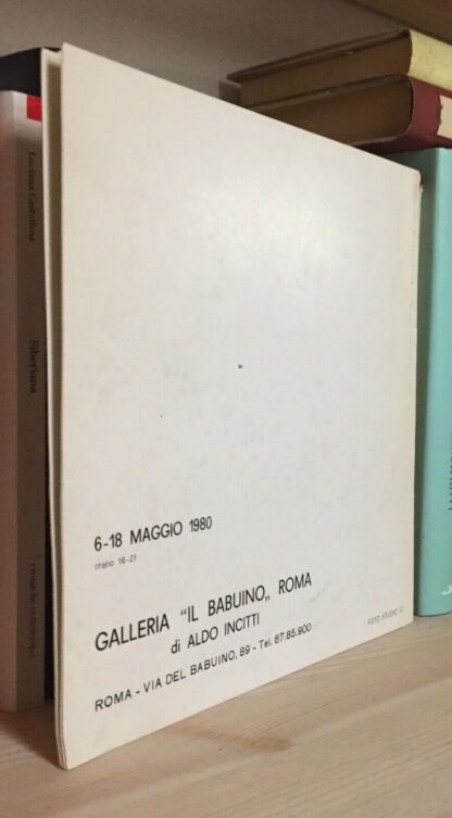 Enzo Di Nicolò catalogo Galleria il Babuino Roma 1980 - immagine 2